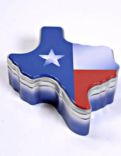 Load image into Gallery viewer, Eileen's Pralines Texas Shaped Gift Tins - (Four Themes) - 11 packages