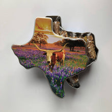 Load image into Gallery viewer, Eileen's Pralines Texas Shaped Gift Tins - (Four Themes) - 11 packages