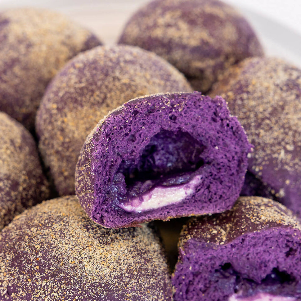 Filipino Ube Cheese Pandesal | Fresh Baked with LOVE - 12 Pieces Per Order