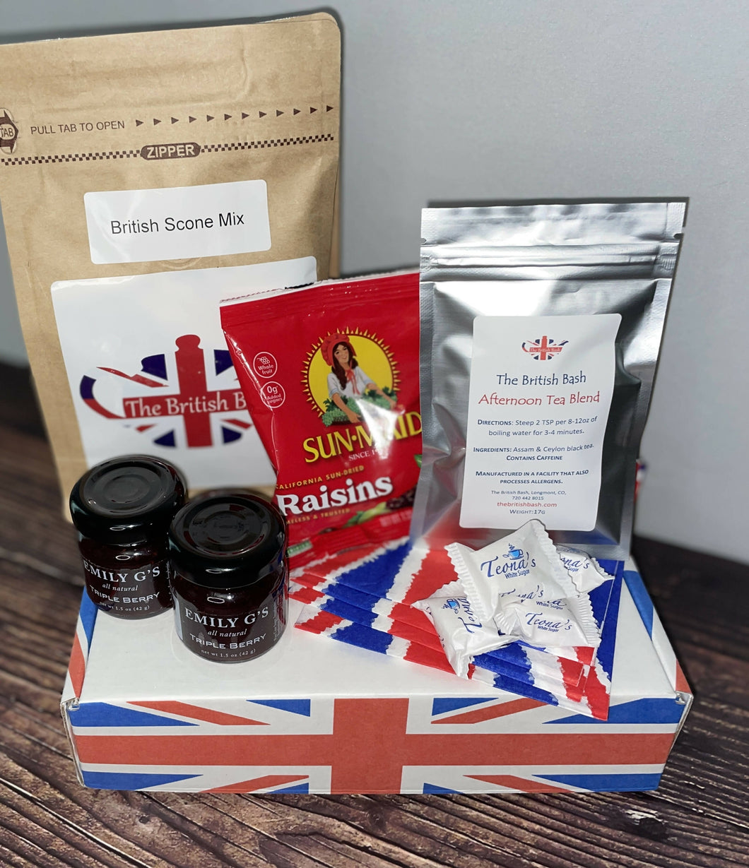 Cream Tea Baking Kit - Hold your own British style cream tea party and celebrate with a much loved tradition from Great Britain.