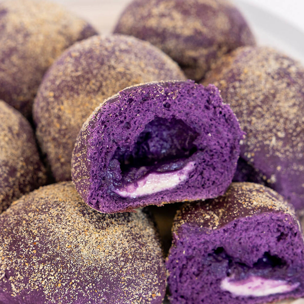 Filipino Ube Cheese Pandesal | Fresh Baked with LOVE - 6 Pieces Per Order