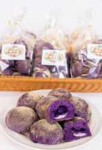 Load image into Gallery viewer, Filipino Ube Cheese Pandesal | Fresh Baked with LOVE - 12 Pieces Per Order
