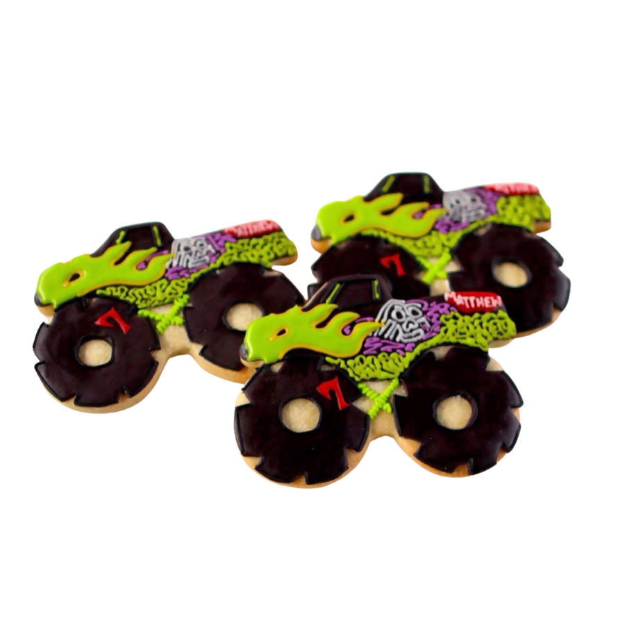 Monster Truck Cookies